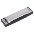 thumbnail image 4 of Ten-hole Harmonica Children's Harmonica Instrument Blues Blues Harmonica Silver White - Please Note When Purchasing That There Is No Instruction Manual And Certificate Of, 4 of 8