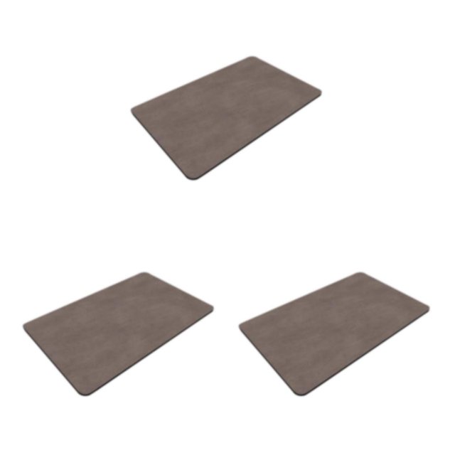 kurtrusly No Surface Bath Rug Anti-skid Bottom No Damage To Floor Bath Rug-Rubber Absorbent Quick GFT1105 30*40cm 3PCS
