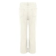 thumbnail image 3 of JMYHOAM Jeans for Women Ladies' Elastic Wide Leg High Waist Versatile Loose Straight Leg Jeans, 3 of 8