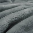 thumbnail image 4 of Nestl Ultra Plush Heavy Thick Raschel Imitation Mink Bed Blanket, 82 x 102, Gray, 4 of 5