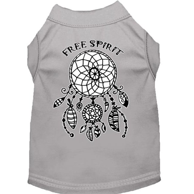Chemise de Chien Gris Sm à Imprimé Sérigraphie (10)