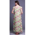 thumbnail image 4 of Bimba Robe Longue Maxi Imprimée pour Femmes en Rayonne, Vêtement de Nuit à Manches Courtes, 4 of 4