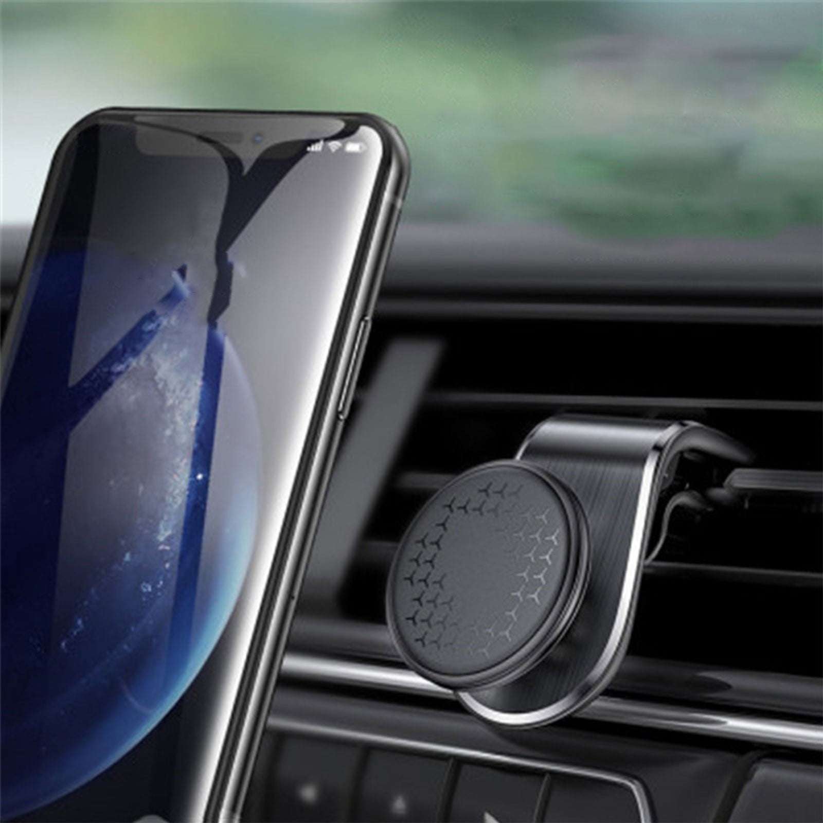 EGNMCR Car Accessories Magnetic Car Mount, Universal Stick On Mount Dashboard Magnetic Phone For Car, For Cell Phones And Small Tablets, Strong Phone Mount For Car Cell phone support