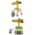 thumbnail image 3 of Esquirla Wooden Trains Railway Set Compatible Accessories - Mobile Crane & Freight Car, 3 of 8