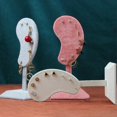 thumbnail image 2 of kurtrusly Earring Display Stand Muti-purpose Ear-Shape Organizer Bedroom Decor Holder pink 1Set, 2 of 6