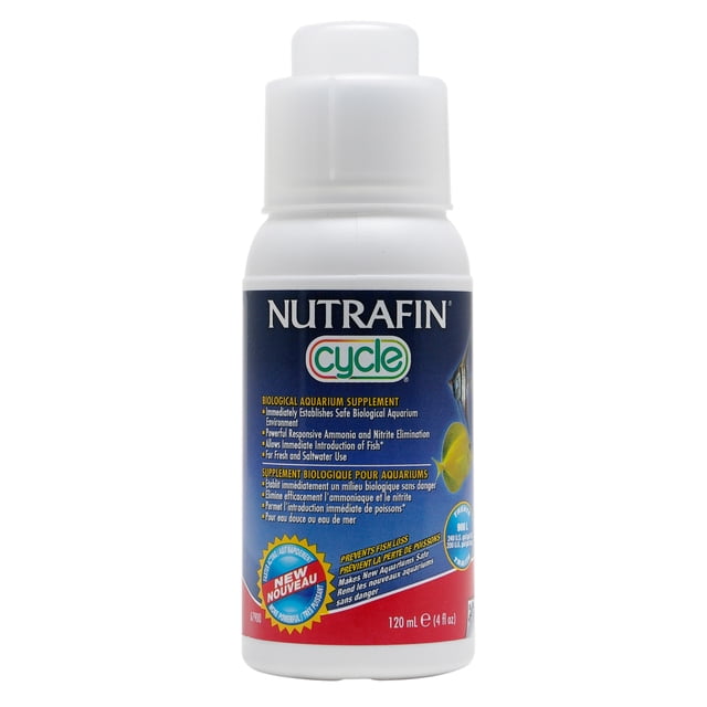 Nutrafin Cycle Biological Aquarium Supplement for Tropical Fish, 120 mL (4 fl oz)