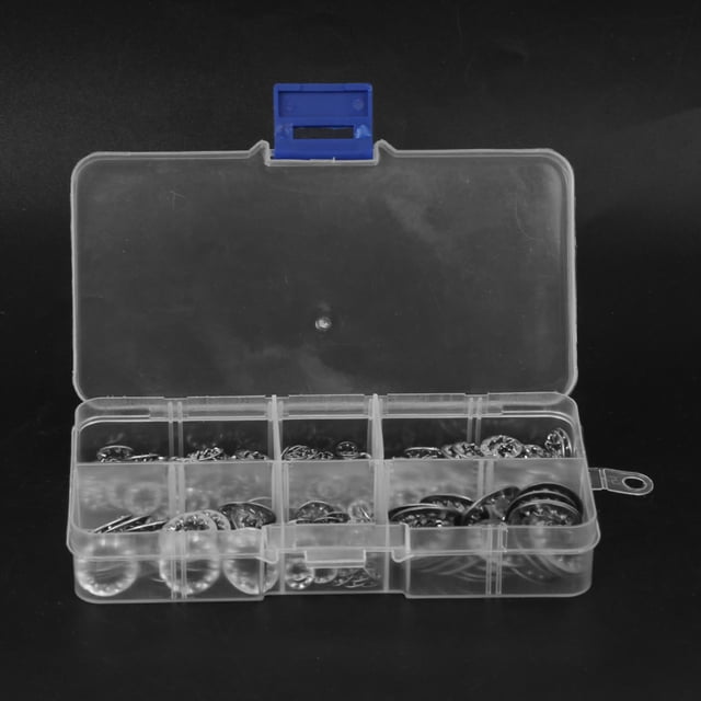 Assortiment de Rondelles de Verrouillage Dentelées Kit, Haute Résistance M3 M4 M5 M6 M8 M10 Rondelles Dentelées Internes pour Usage Professionnel pour l'Industrie
