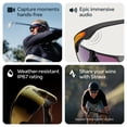 thumbnail image 4 of Oakley | Meta Vanguard with Meta AI, Audio, Photo, Video Compatibility - White, Prizm Black, 4 of 7