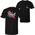 thumbnail image 1 of Pabst Blue Ribbon T-Shirt à Imprimé Texte du Logo à l'Avant et à l'Arrière-2Xlarge, 1 of 3