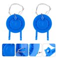 thumbnail image 2 of 2 Pcs Flapper de Toilette Durable Accessoire de Réservoir de Toilette pour Maison Salle de Bain, 2 of 9