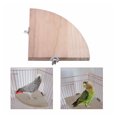 thumbnail image 4 of Baohd Bird Platforms Fan Shape Birds Cage Perches Perch Stand Rack Toy for Parrot Small Animals Exercise Toys Supply 17*17cm 1Set, 4 of 6