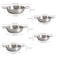 thumbnail image 2 of Tableware Stainless Steel Dutch Oven Pot for Everyday Cooking Induction Compatible Heavy Duty Stock Pot with Lid and Seamless Design, 2 of 7