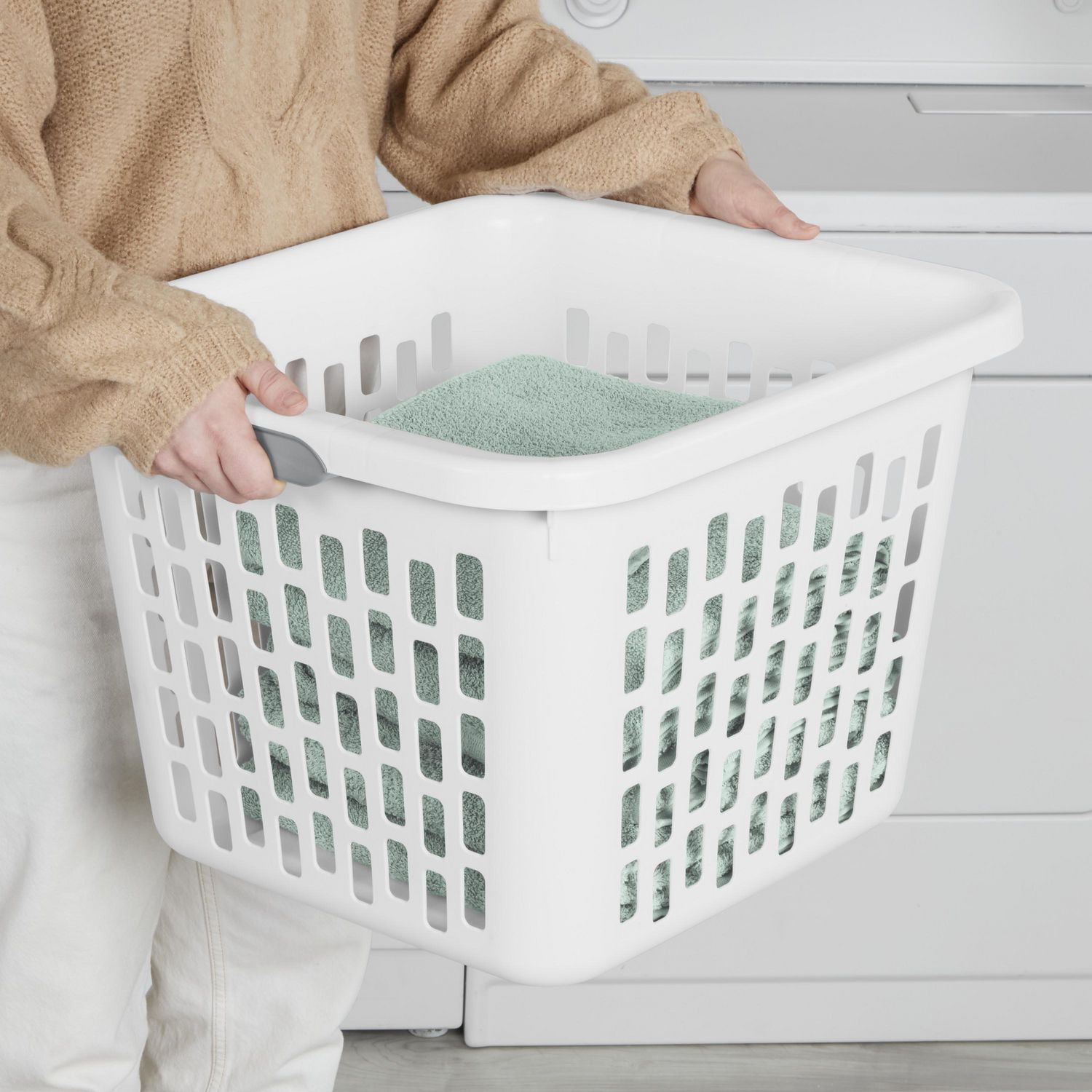 Sterilite Panier à Linge Carré 53 L