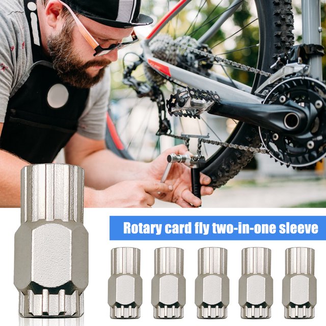 LJNYFDC Outil de Retrait de Volant Compact Outil de Retrait de Boîtier de Pédalier de Vélo Antirouille Compact Portable pour Réparation de Vélo