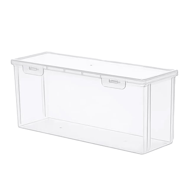 EGNMCR Storage Containers, Kitchen Storage & Organization Airtight Bread Storage Containers Bread Box Plastic Reusable Loaf Cake Clear Bread Dispenser Fresh Bread Organizer Bin bread storage