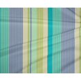 thumbnail image 3 of oneOone Tissu Polyester Lycra Multicolore Rayé Décor Tissu Imprimé BTY 56 Pouces de Large, 3 of 3