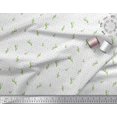 thumbnail image 3 of Soimoi Modal Satin Fabric Brush Stroke & Cactus Tree Printed Fabric 1 Yard 42 Inch Wide, 3 of 3