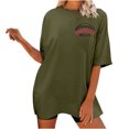 thumbnail image 1 of Birdeem T-Shirt Imprimé à Manches Courtes Col Rond Décontracté pour Femmes, 1 of 6