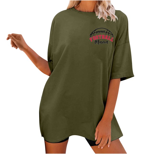 Birdeem T-Shirt Imprimé à Manches Courtes Col Rond Décontracté pour Femmes