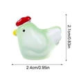 thumbnail image 3 of Mini Resin Chicken Glowing Potted For Mini Tale Garden Aquarium Party Home Decoration, 3 of 6