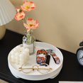 thumbnail image 3 of WRKEKC Clearance Scandinavian-Inspired Plastic Tea Tray for Living Room, Multi-Purpose Rectangle Serving Tray for Cups, Snacks, and Fruits, Lightweight and Space-Saving Design, 3 of 4