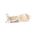 thumbnail image 4 of BLISSFUL STEP Women's Lace Up Platform Block Heel Sandals Beige (Size 9), 4 of 8