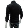 thumbnail image 3 of Pull Col Roulé Thermique Ajusté Basique Décontracté pour Hommes, 3 of 4