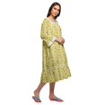 thumbnail image 2 of Moomaya Chemise de Nuit Évasée en Coton pour Femmes, 2 of 6