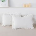 thumbnail image 3 of JML Velvet Quilt Set King Size 3 Pieces, Soft Velvet Diamond Pattern Bedspread Coverlet Quilted Bedding Set, with 2 Pillow Shams,White, 3 of 7