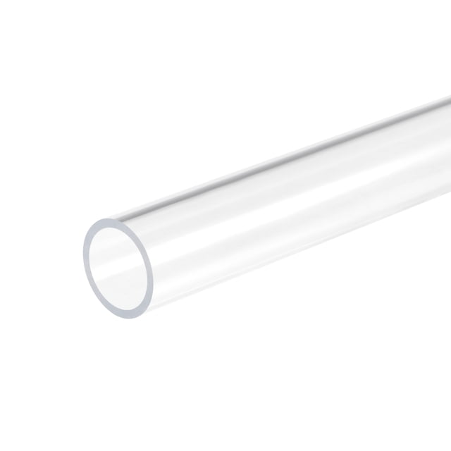 Unique Bargains Tube Rond en Acrylique Rigide Transparent 14 mm ID x 18 mm OD x 305 mm, Lot de 2. Tube PMMA Transparent avec Haute transmission de la Lumière et Résistance aux Impacts, Convient à la Visibilité du Flux de Liquide, aux Lampes, aux aquariums et aux Projets de Bricolage. Dimensions : Diamètre Intérieur 14 mm, Diamètre Extérieur 18 mm et Longueur 305 mm.