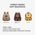 thumbnail image 2 of Zoyzoii – Forest Series Sac à Dos pour Enfants (Doux): Lion, 2 of 7