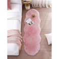thumbnail image 3 of JOLUSERE Luxury Ultra Soft Faux Fur Area Rugs,3'x5'Fuzzy Faux Fur Rugs for Living Room Bedroom, Pink, 3 of 9