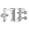 thumbnail image 3 of facefd 2 Pieces Aquarium Inflow Outflow Tube Fish Planted Aquarium Tube Holder Holder Acrylic Fix Hose Pipe Mount Freshwater Fish Planted Aquarium Fixing Tubing Clamp, 3 of 9