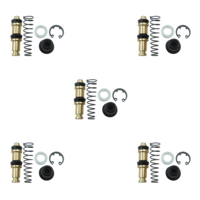 Dalazy Kit de Réparation de Piston et Plongeur de Pompe à Frein Résilient Efficace pour Trottinette Pompe Supérieure 14mm 5ensemble
