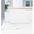 thumbnail image 1 of Mocassi ® Ensemble de Draps de Luxe en Microfibre Brossée 1500 Fils Prestige Collection, Grand Lit, Blanc, 1 of 2