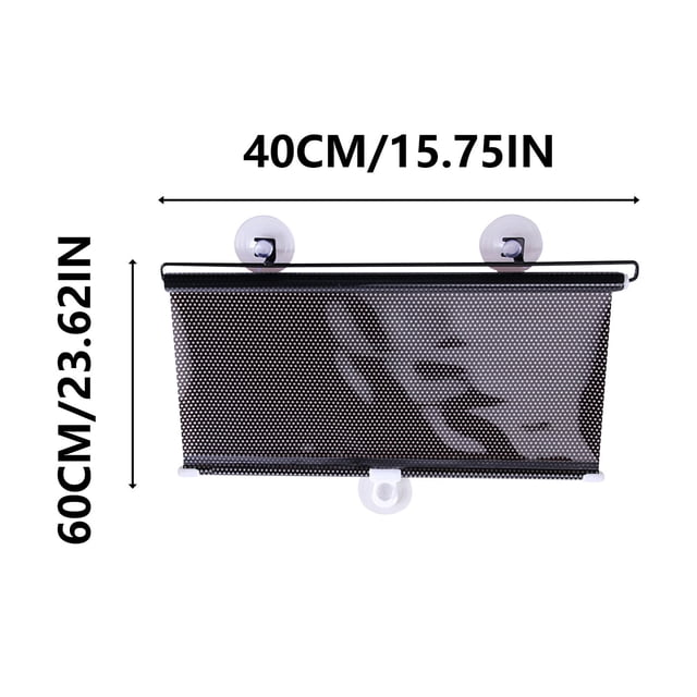 Birdeem Blinds for Windows, Car Window Shade, Car Sunshades Sun Protection Thermal Insulation Curtains Automatic Rolling Blinds and Household Automatic Retractable Window Sunshades for Car Use