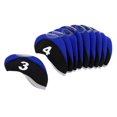 thumbnail image 4 of 10pcs Golf Club Covers, Neoprene Headcover for Golf Club Iron and Blue, 4 of 8