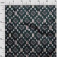 thumbnail image 2 of oneOone Cotton Poplin Fabric Geometric Kasuri Printed Craft Fabric BTY 42 Inch Wide, 2 of 4