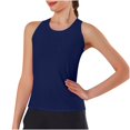 thumbnail image 1 of Timegard Débardeurs de Yoga pour Femmes Séchage Rapide Col Rond Sans Manches Dos Ouvert Entraînement Course Gym Haut Chandails de Sport, 1 of 5