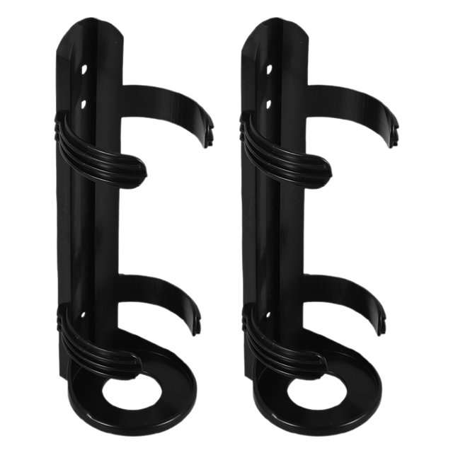 Miangastore Extinguisher Wall Bracket Black 2Set 8.3x3x3in