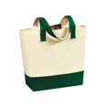 thumbnail image 1 of CM eGREEN Canvas Meeting Tote - Natural/Forest Green, 1 of 1