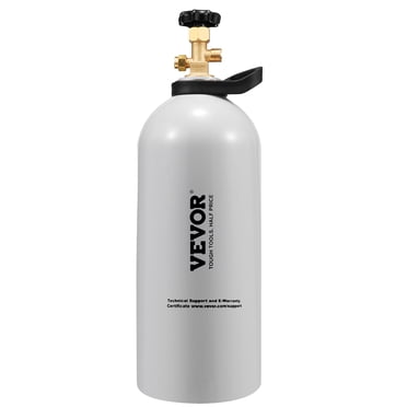 VEVOR CO2 Tank 10 lbs New Aluminum Alloy Gas Cylinder with CGA320 Valve DOT Approved