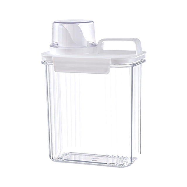 Household Laundry Detergent Container Multifunctional Leakproof Pet Food Washing 2000ml