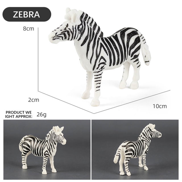Ensemble de Jouets d'Animaux Sauvages Simulation pour Enfants Décoration 12 Choix Modèle