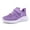 Purple, variant on PMVFHDE Sneakers for Girls Children's Fashion Mesh Lace Up Sneakers Color Matching Casual Comfortable Running Shoes Purple,11.5-12 Years