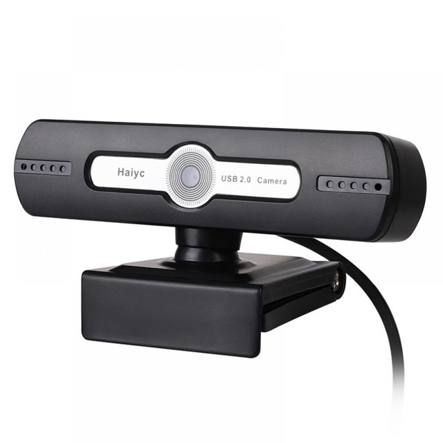 720P Webcam with Microphone - Streaming Webcam with 360 Degree Rotation Function Plug&Play USB Webcam for Calls/Conference Zoom/Skype/YouTube Laptop