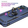 thumbnail image 3 of for Samsung A53 5G Case, Galaxy A53 5G Case with HD Screen Protector, [Military Grade 16ft. Drop Tested] Ring Shockproof Protective Phone Case for Samsung Galaxy A53 5G - Blue, 3 of 5