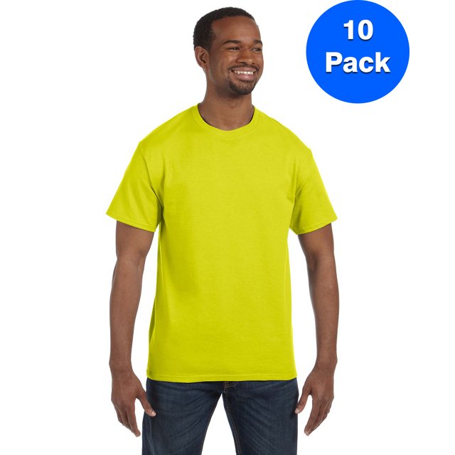 Hanes Men's Authentic-T T-Shirt - 5250T (Pack Of 10)