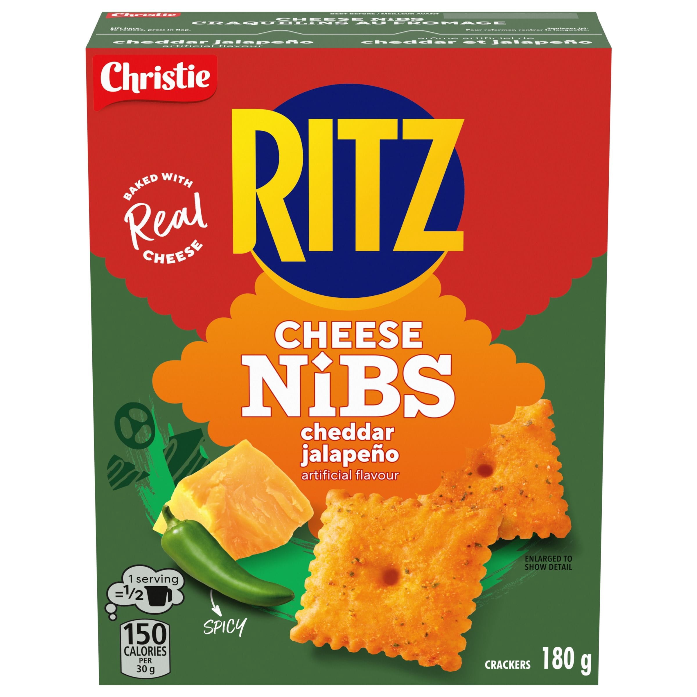CHRISTIE RITZ CHEESE NIBS CHEDDAR JALAPENO