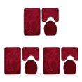 thumbnail image 3 of maskred 3x Bathroom Rug Sets Easy To Install Waterproof Anti-slip Multi-functional Eco-friendly Durable PJ210922-A012 3Set, 3 of 6